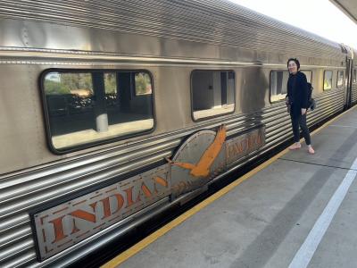 アデレードからシドニーまでインディアンパシフィックに乗る。