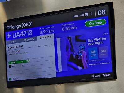 ユナイテッド航空 エコノミークラス デトロイト→シカゴ 搭乗記
