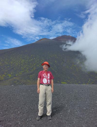 リハビリ登山で、富士山麓に
