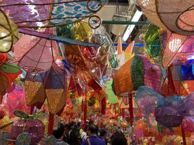 香港航空で残暑の日本を避け香港へ(その２・中秋節シーズンの新界元朗地区)