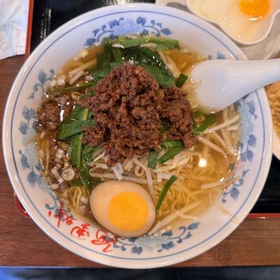 県外麺紀行２【台湾小皿料理　阿里城】東京・晴海で食す「担仔麺」ランチセットで炒飯・杏仁豆腐付