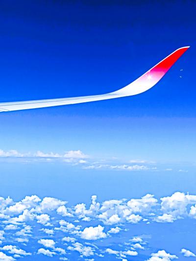 JAL315便ｰ2　羽田⇒福岡　琵琶湖-中国山地-瀬戸内海　上空飛行　☆57K席は視界良好