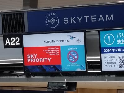 ガルーダインドネシア航空ビジネスクラスでバリ島へ