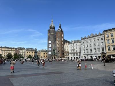 夫婦2人で夏のワルシャワ・ウィーン旅行7泊8日_6日目（ヴァヴェル城・グロツカ通り・聖マリア教会）