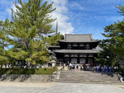 令和６年法隆寺秋の特別展が開催されているので、法隆寺に行きました