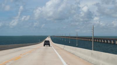 北米旅行2024 セブン・マイルブリッジをドライブ。キーウエスト編
