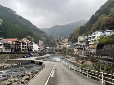 2024年11月秋の週末二泊一人旅～熊本県杖立、大分県日田①：羽田から一路杖立温泉を目指す～