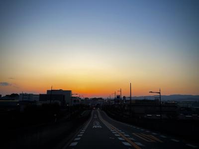 夕焼けがきれいだった