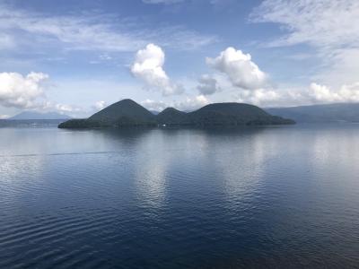 巡るにっぽん親子旅【道央編】【３】２日目①　青く輝く洞爺湖鑑賞と羊蹄の麓めぐり