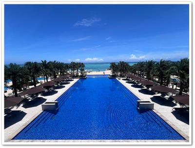 沖縄1日目、琉球ホテル&リゾート 名城ビーチのパノラマコーナースイートに宿泊