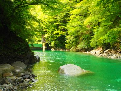 神奈川の秘境・ユーシン渓谷でユーシンブルーに癒されてきた。