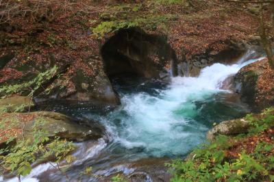 紅葉見頃のはず？？？の西沢渓谷