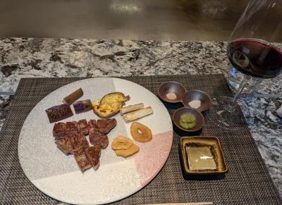 2024年11月上旬、品川のインターコンチネンタルで鉄板焼コースを堪能。