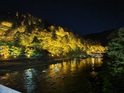 紅葉には早すぎたけど大満足♪大野城にメタセコイヤ並木、香嵐渓、柿其渓谷　*DQWお土産4つ*