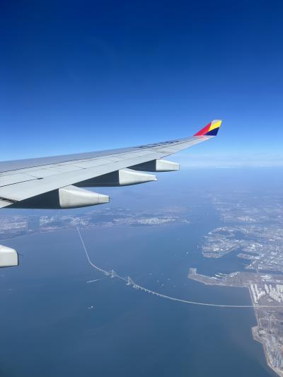 有休2日でスペイン　1日目はソウル滞在