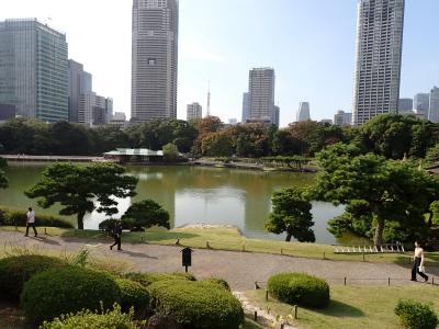 浜離宮恩賜庭園へ行きました。