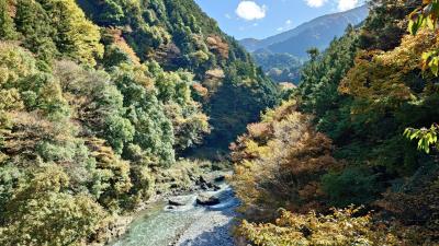 奥多摩の紅葉チラ見と温泉