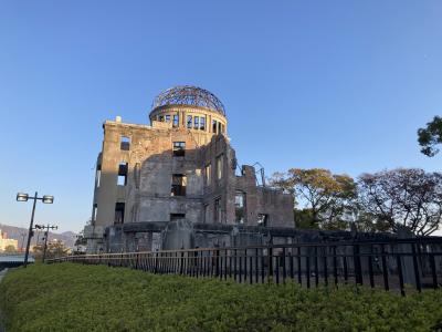 2023年師走に２泊３日で呉と広島のぶらり旅８／原爆ドームに初めての広島平和記念資料館、広島護国神社、広島城を巡る