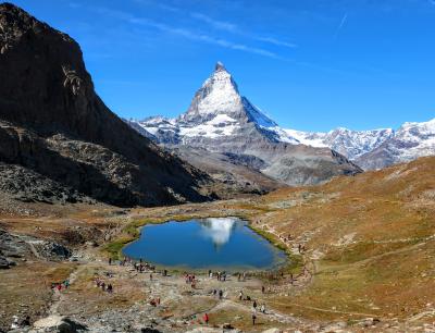 イタリア - スイス横断　デュッセルドルフ発 4泊5日旅行（ツェルマット・山歩き編）