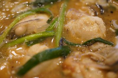 20241121-2 豊洲 やじ満の冬は、牡蠣ラーメン。今日は味噌味でお願いしてみましょ。