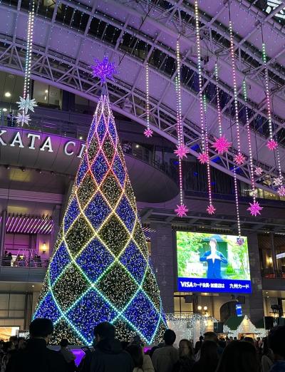 ⑪マダムの暮らすように旅する福岡・佐賀　４日目の４ 博多駅イルミネーション・買い物