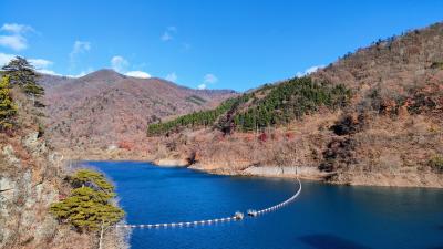 四万ブルーを見て四万温泉１泊２日