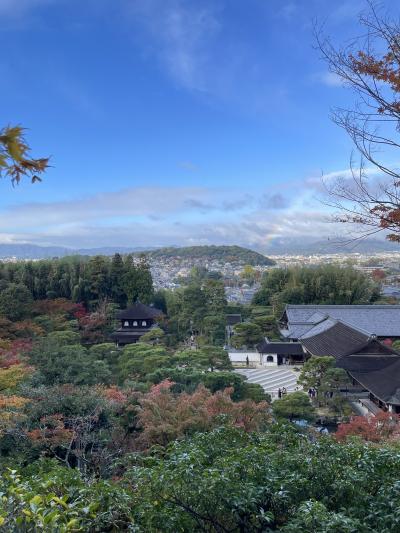 秋の京都歩き2024　銀閣寺　日本料理 藤井