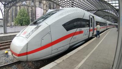 2024年夏休み・バルト海クルーズとギリシャの海（４：ケルンからロストックへICEでドイツ横断）