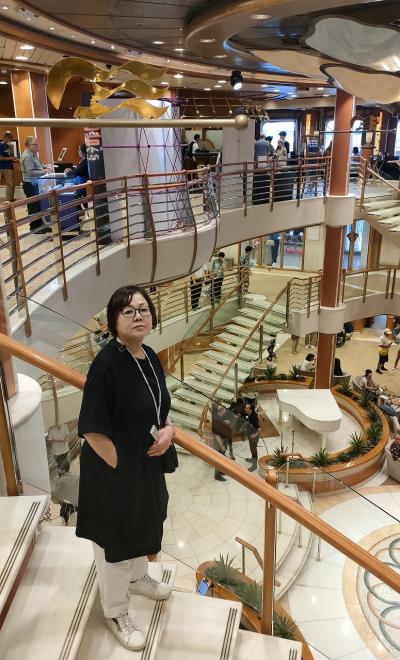 ダイヤモンドプリンセス　リベンジの夏祭りクルーズ（1）旅の始まりは崎陽軒本店「嘉宮」のランチからシーバスに乗って赤レンガ倉庫へ。