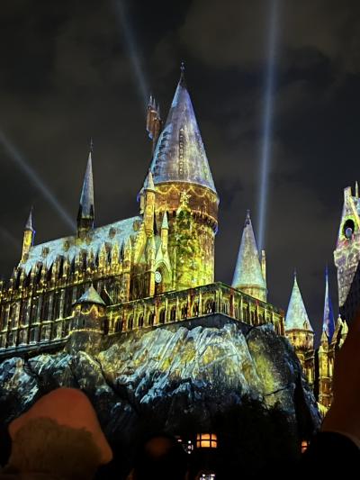 友達二人とユニバでヒャッハ―！今だけのがらがらユニバ！来週からは劇混みやからね～！キッズメニューが大人も注文できるようになったの知ってる？