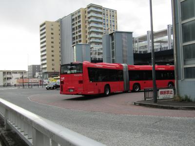 連節バスが運行中(戸塚駅西口バスターミナル)