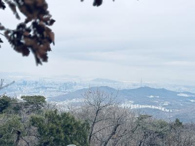 月曜日のソウルでチムジルバンとハイキング