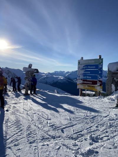 CANADA ウィスラー ブラッコム 初滑り
