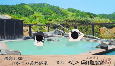 日本一の硫黄濃度万座温泉　日進館