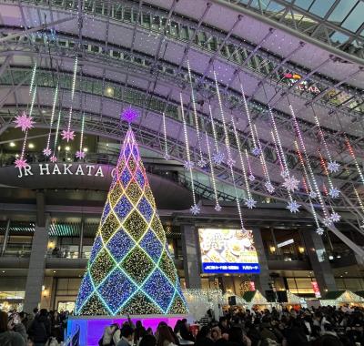⑬マダムの暮らすように旅する福岡　12月編　４日目の４ 博多イルミネーション