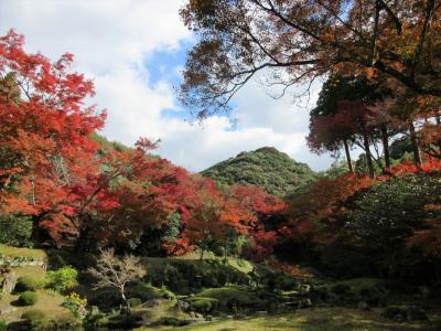 本吉山清水寺の紅葉を愛でる