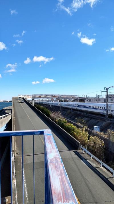 【リモートでお出掛け】撤去前に新居跨線橋確認。 <新居跨線橋>