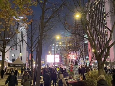 戒厳令直後の韓国に行くことになってしまった。。。！