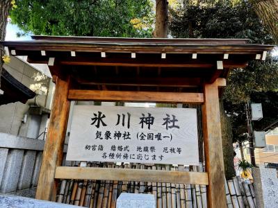 シニアトラベラー！年末詣『阿佐ヶ谷神明宮・氷川神社・気象神社・穴八幡宮』満喫の旅