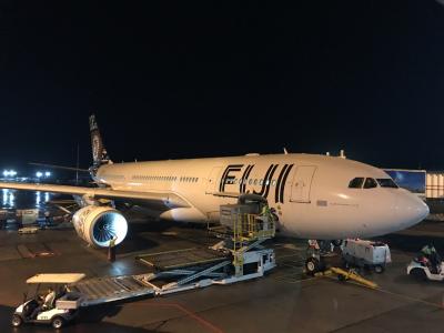 フィジー航空搭乗記　成田→ナンディ→ブリスベン