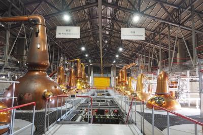 憧れの白州蒸留所見学。ポットスチルに大感激！