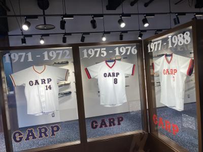 2023年師走に２泊３日で呉と広島のぶらり旅9／マツダスタジアムのカープ・ベースボール・ギャラリーに皆さまの富士山、そしてふなっしーバス