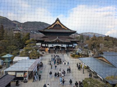 真冬の週末旅は週末パスで長野へ・・初日は上田城・善光寺。