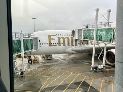 2024 オーストラリア&ニュージーランド-その4 ~ こんな所にエミレーツ航空A380♪2階席でシドニーへ