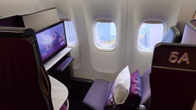 QR839(BKK-DOH)ビジネスクラス機内食