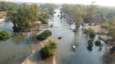 地球の天国、メコン川のストゥントレン州のコッ・ハン島　KOH HAN