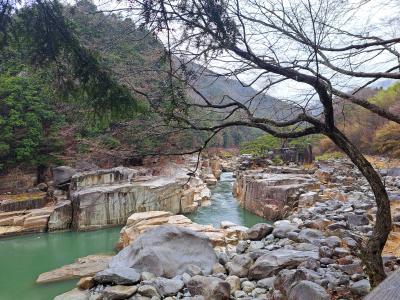 【中山道】19-3（27日目）　雨の中をトボトボ歩く中山道。浦島太郎って川にいるんだっけ？　（38番上松宿）棧温泉旅館～寝覚の床