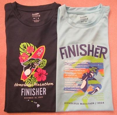 初マラソンの孫を加え，ホノルルマラソン父娘連続完走２０２３, ２４／①マラソン編