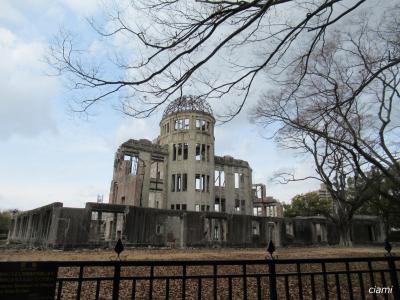 原爆ドームと雪の広島　202301広島⑤