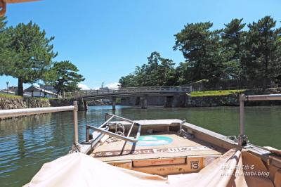 「ぐるっと松江 堀川めぐり」で水上からの松江城城下町散策を楽しんだ